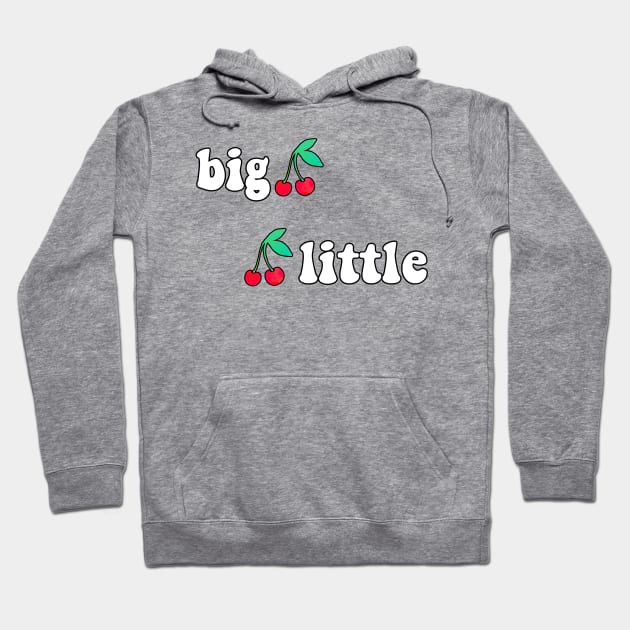 Big Little Cherry Sticker Hoodie by lolosenese